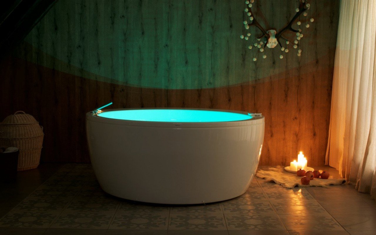 Aquatica Pamela-Wht Relax Air Massage Acrylic Bathtub picture № 0