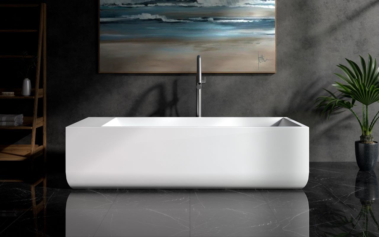 Aquatica Trinity Freestanding Acrylic Bathtub - Fine Matte
