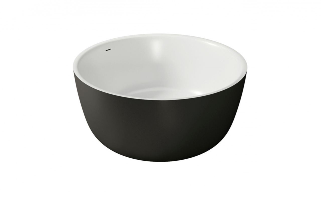 ᐈ 【Aquatica Aura Mini Black Round Freestanding Solid Surface Bathtub】 Buy  Online, Best Prices