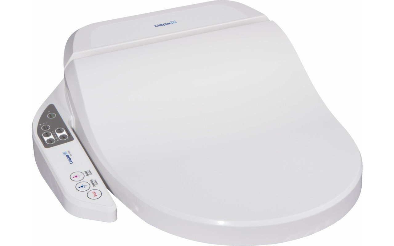 USPA-7000-D Hygienic Electronic Bidet Seat with Side Control Panel picture № 0