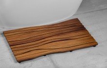 Aquatica Onde Waterproof Iroko Wood Floor Mat (1) (web)