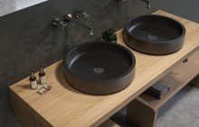 Black Solid Surface Sinks picture № 14