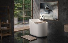 Aquatica True Ofuro Nano White Freestanding Solid Surface Bathtub01
